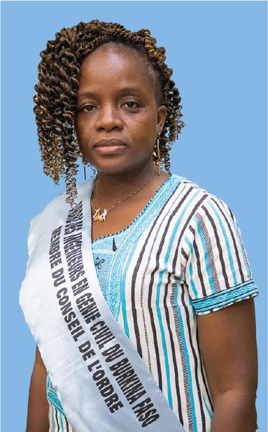 Ing. KABORE/OUEDRAOGO Kâ Josseline Sonia, Présidente de l'Ordre des Ingénieurs en Génie Civil du Burkina Faso